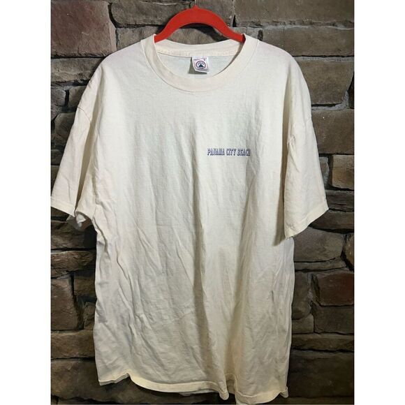 Vintage 1990s Florida reef nature water ocean white tshirt - Picture 4 of 8